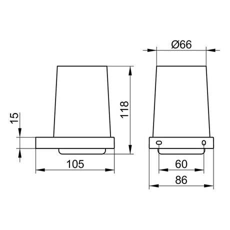Keuco Edition 11 Single Tumbler Holder with Crystal Glass Tumbler