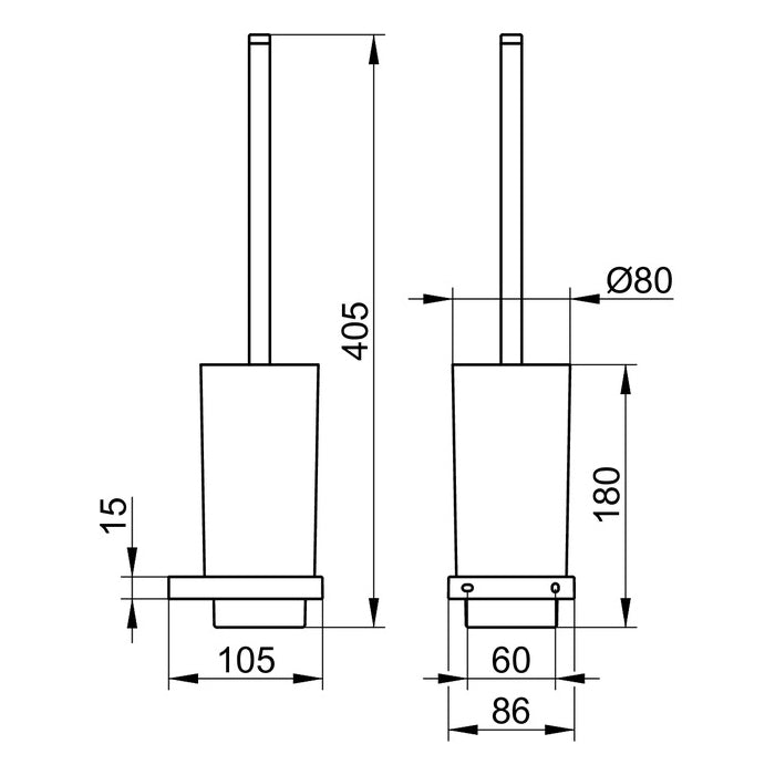 Keuco Edition 11 Toilet Brush Set