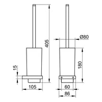 Keuco Edition 11 Toilet Brush Set