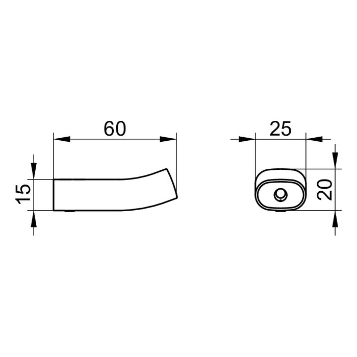 Keuco Edition 400 Single Towel Hook