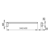 Keuco Edition 400 Single Towel Holder