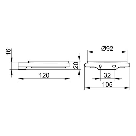 Keuco Edition 400 Soap Holder