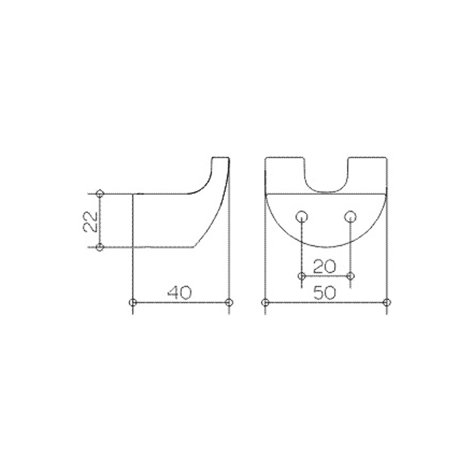 Keuco Elegance Double Towel Holder