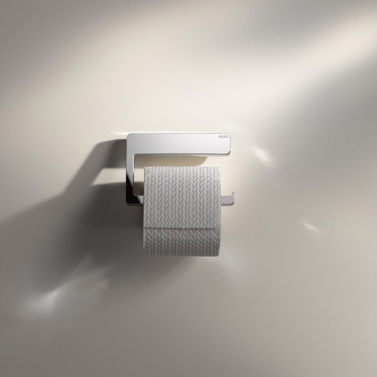 Keuco Collection Moll Toilet Roll Holder in Chrome Plated Finish