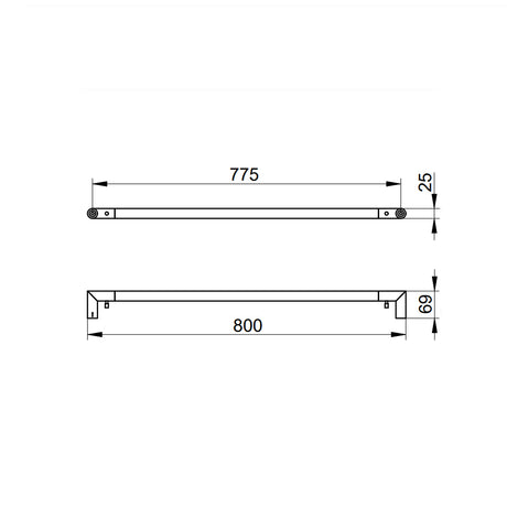 Keuco Collection Reva Towel Rail
