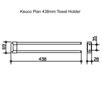 Keuco Plan Towel Holder