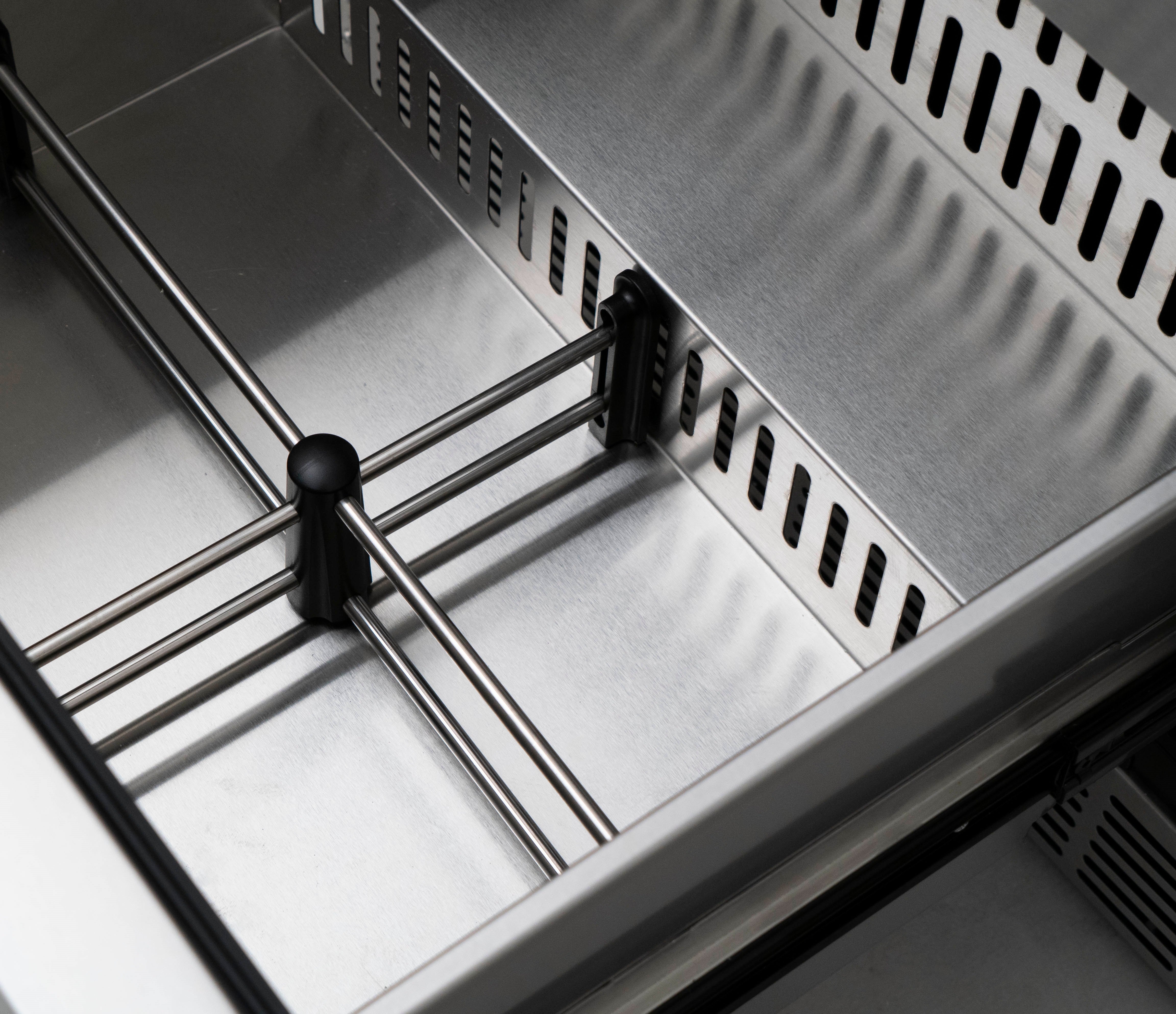 Bull BBQ Component Double Drawer Premium Outdoor Rated S/Steel Fridge 150Lts