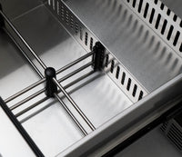 Bull BBQ Component Double Drawer Premium Outdoor Rated S/Steel Fridge 150Lts
