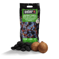 Weber Coconut Shell Briquettes 8kg Bag