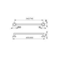 Keuco Edition 90 Towel Rail