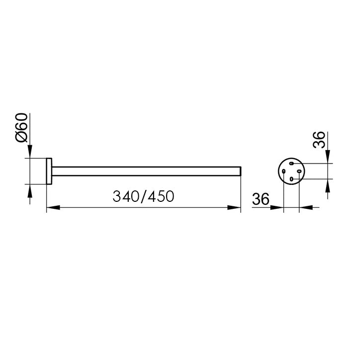 Keuco Edition 90 Towel Holder