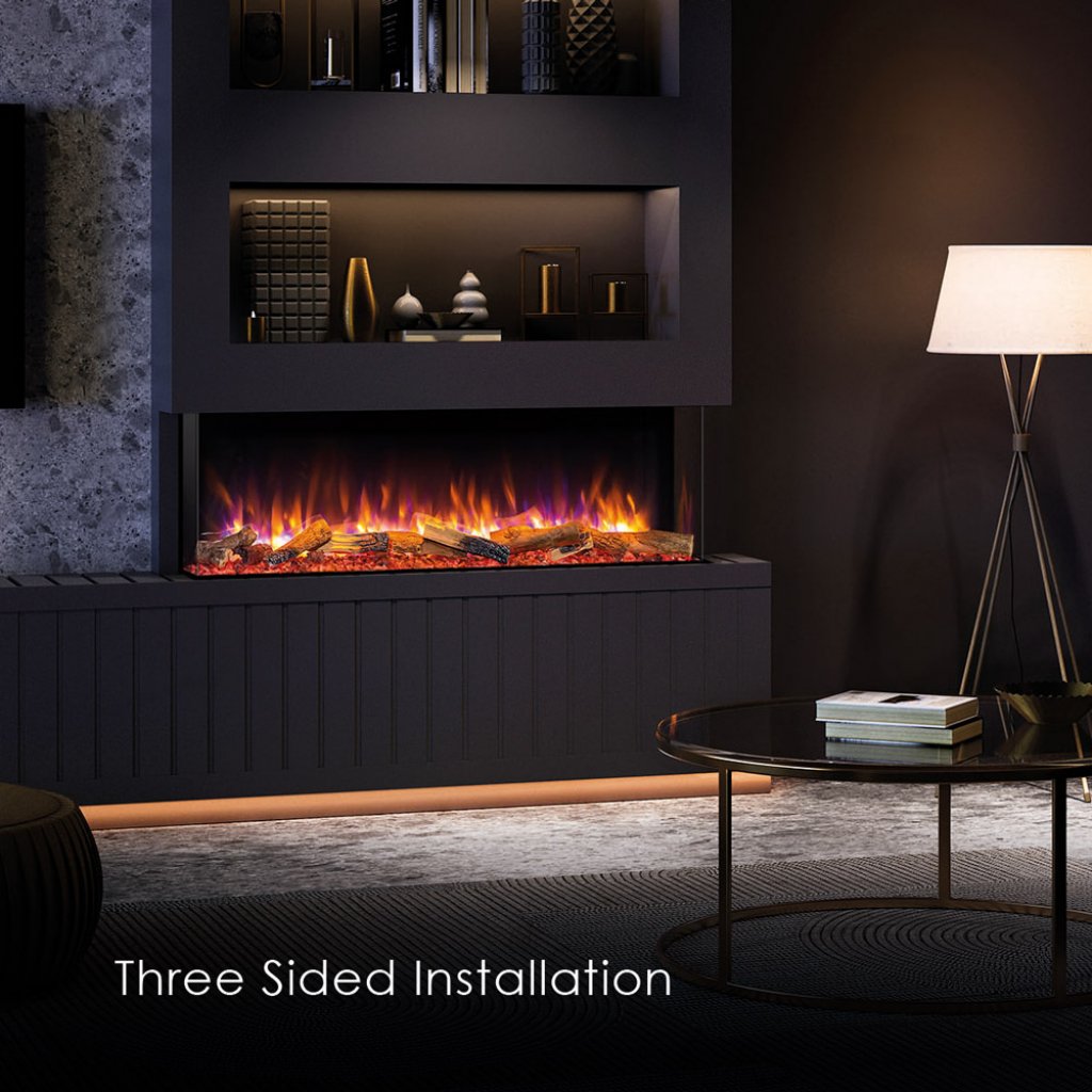 Gazco Fires - eReflex 150RW Electric Fire - Free Mood Lighting Kit