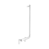 Keuco Axess Grab Bar Angled Right Execution in Chrome-Plated Finish - Available in Various Sizes