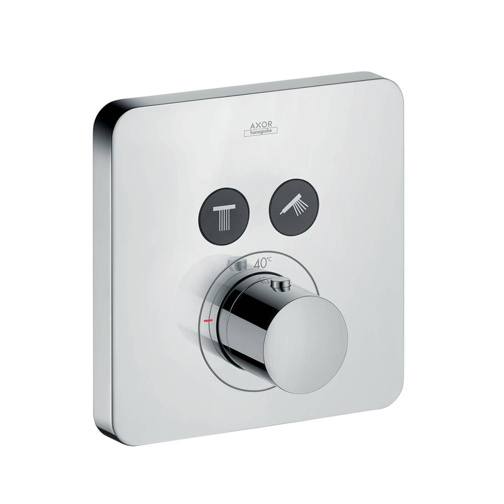 Axor ShowerSelect Soft Thermostatic Mixer For 2 Outlets