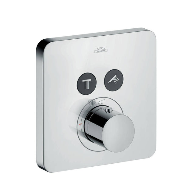 Axor ShowerSelect Soft Thermostatic Mixer For 2 Outlets