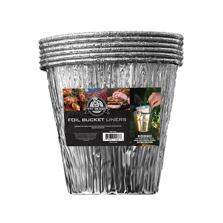Pit Boss Foil Bucket Liners - 6pk