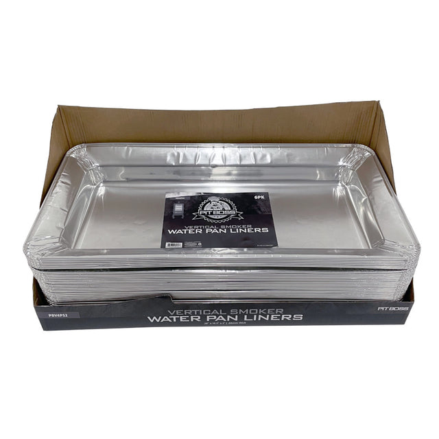 Pit Boss Foil Water Pan Liners - Pro 4 Vertical Smoker (6 Pack)