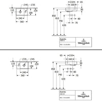 Villeroy & Boch Avento Handwash Basin - 360 x 220 x 110 mm