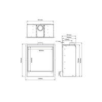 Gazco Riva2 600HL Inset Gas Fire - Conventional Flue - Natural Gas