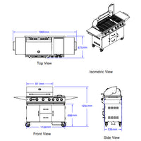 Bull BBQ 7 Burner Premium Gas BBQ