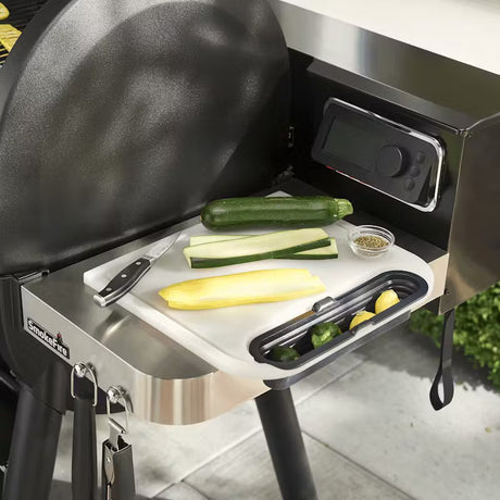 Weber Cutting Board with Catch Bin