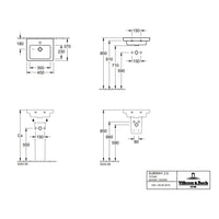 Villeroy & Boch Subway 2.0 Vanity Unit, 1 Drawer - 440 x 420 x 352 mm