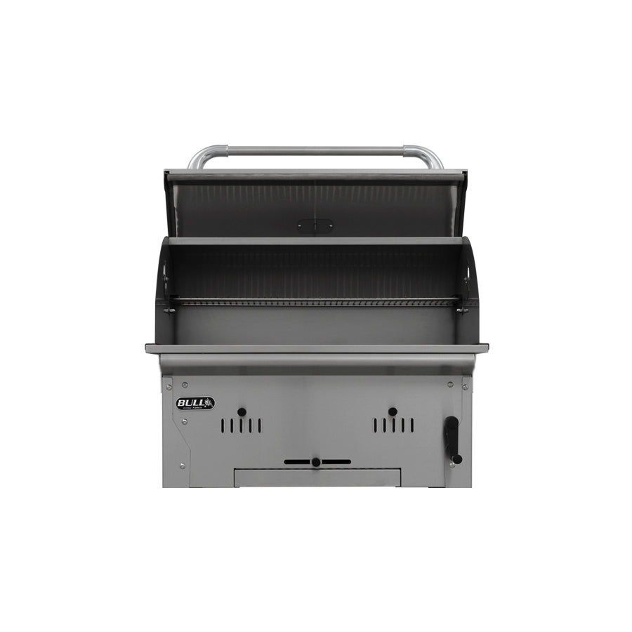 Bull BBQ Component Bison Built-in Charcoal BBQ Grill in Stainless Steel