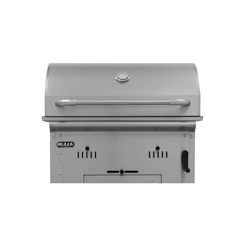 Bull BBQ Component Bison Built-in Charcoal BBQ Grill in Stainless Steel