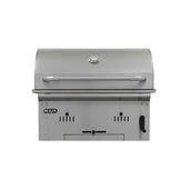 Bull BBQ Component Bison Built-in Charcoal BBQ Grill in Stainless Steel