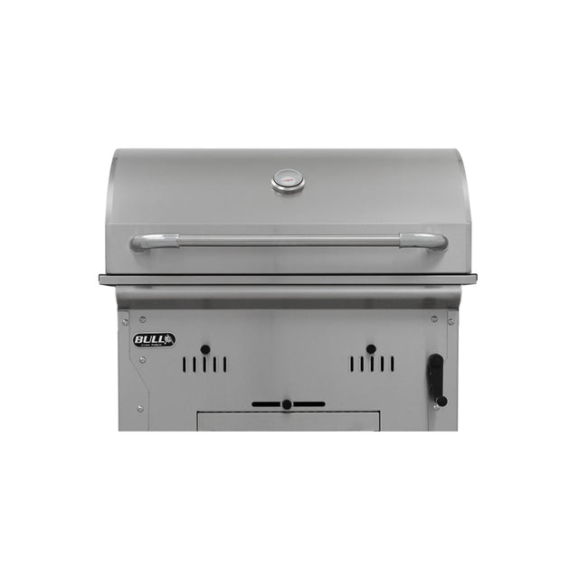 Bull BBQ Component Bison Built-in Charcoal BBQ Grill in Stainless Steel