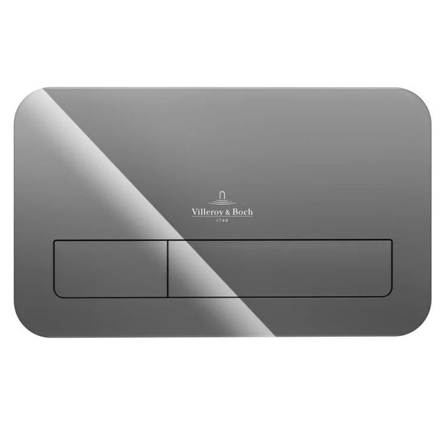 Villeroy & Boch ViConnect Toilet Flush Plate 200G - Glass - Available in Various Colours