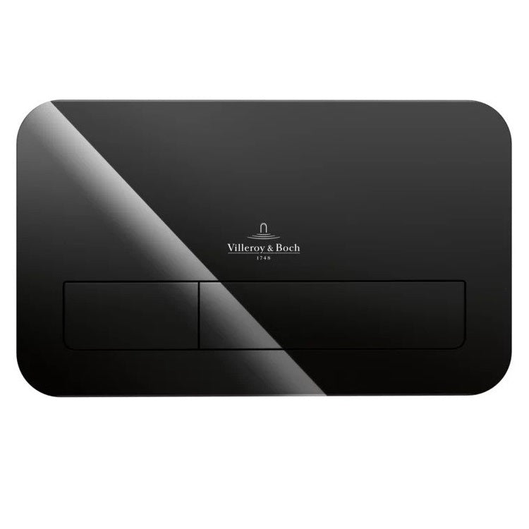 Villeroy & Boch ViConnect Toilet Flush Plate 200G - Glass - Available in Various Colours