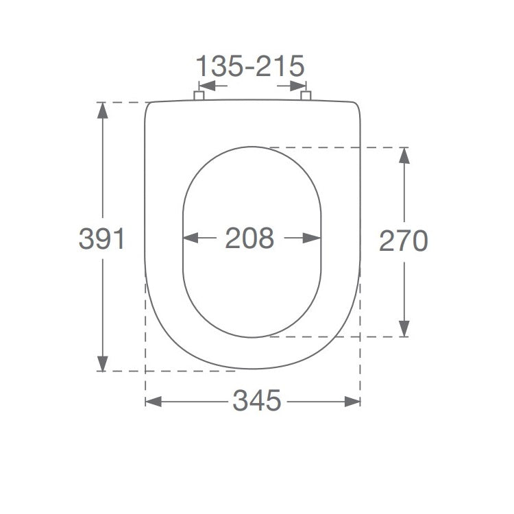 Villeroy & Boch Architectura Toilet Seat and Cover Compact - White Alpin
