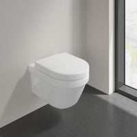 Villeroy & Boch Architectura Toilet Seat and Cover Compact - White Alpin