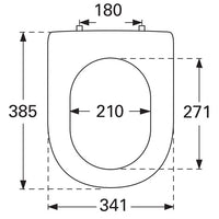 Villeroy & Boch Subway 2.0 Toilet Seat and Cover Compact