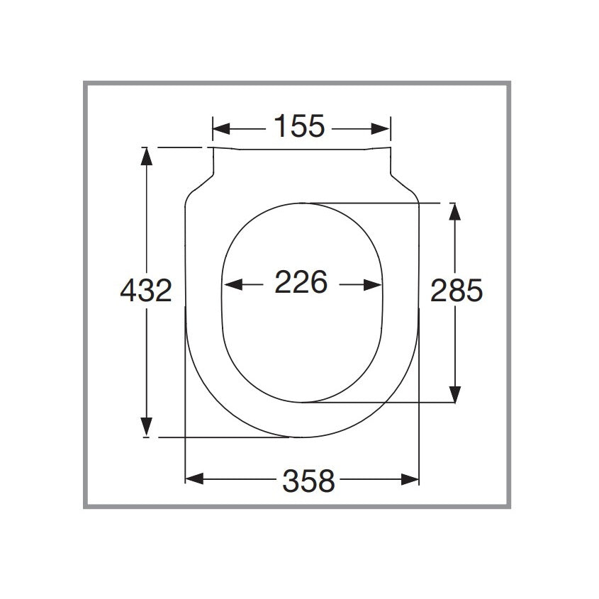 Villeroy & Boch Architectura Toilet Seat and Cover - White Alpin