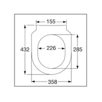 Villeroy & Boch Architectura Toilet Seat and Cover - White Alpin