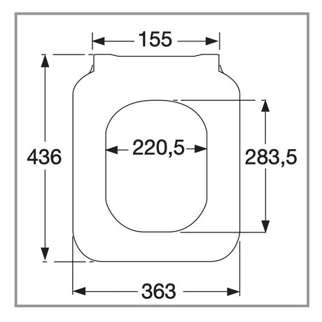 Villeroy & Boch Architectura Toilet Seat and Cover SlimSeat - White Alpin