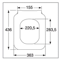 Villeroy & Boch Architectura Toilet Seat and Cover SlimSeat - White Alpin