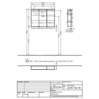 Villeroy & Boch Reflection Mirror Cabinet With Lighting - 1000 x 740 x 159 mm