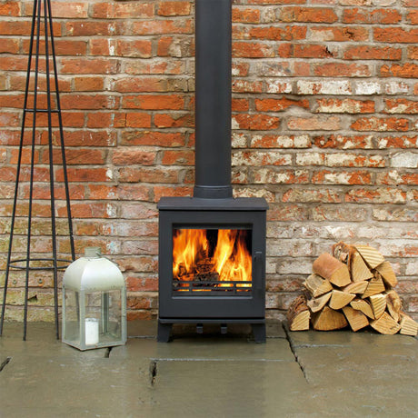 ACR Woodpecker WP4 Wood Burning Cast Iron Stove - EcoDesign Ready