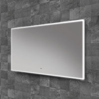 HIB Air LED Illuminated Bathroom Mirror - With Heated Pads and Adjustable LED Temperature