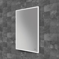 HIB Air LED Illuminated Bathroom Mirror - With Heated Pads and Adjustable LED Temperature