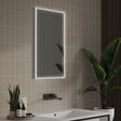 HIB Air LED Illuminated Bathroom Mirror - With Heated Pads and Adjustable LED Temperature