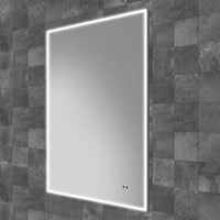 HIB Air LED Illuminated Bathroom Mirror - With Heated Pads and Adjustable LED Temperature