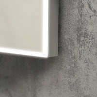 HIB Air LED Illuminated Bathroom Mirror - With Heated Pads and Adjustable LED Temperature