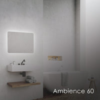 HIB Ambience Bathroom Mirror - With LED Lighting & Heated Pads