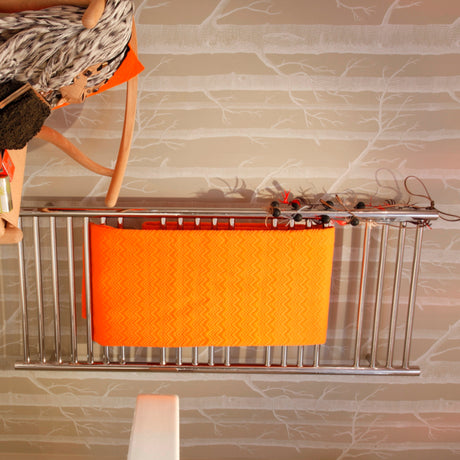 JIS - Ashdown Heated Towel Rail - Polished stainless steel