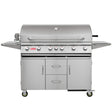 Bull BBQ Diablo Cart Gas BBQ with Lights System and Rotisserie Kit - 6 Burners