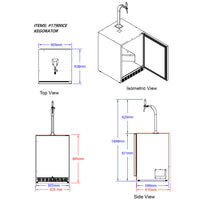 Bull BBQ Component Kegorator - Outdoor Rated